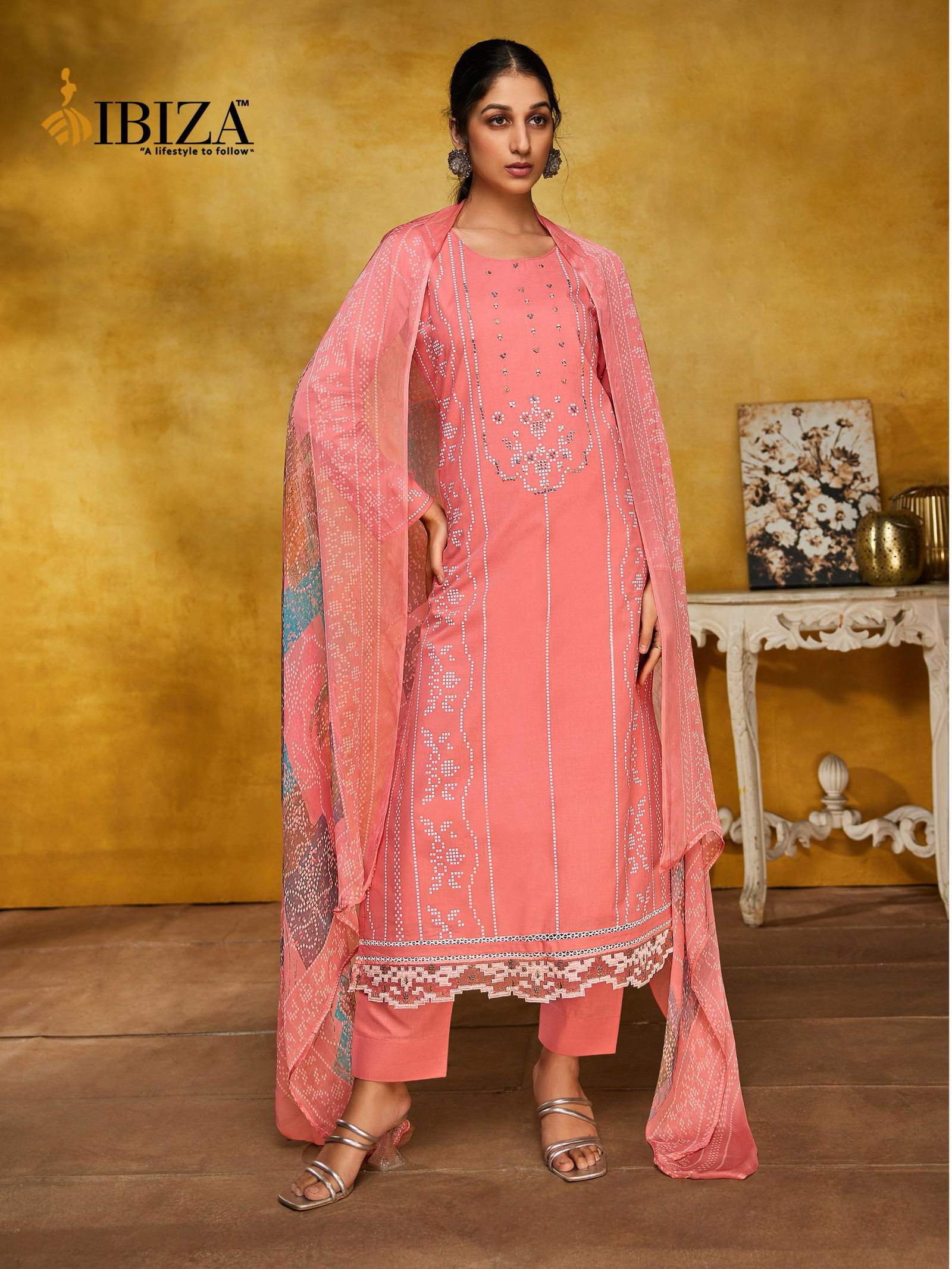 Glamlook By Ibiza Camric Cotton Printed Designer Salwar Kameez Orders In India